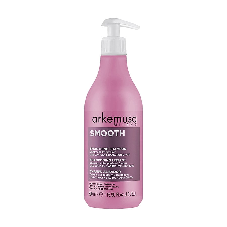 Розгладжувальний шампунь Arkemusa Smooth Shampoo для кучерявого та неслухняного волосся, 500 мл